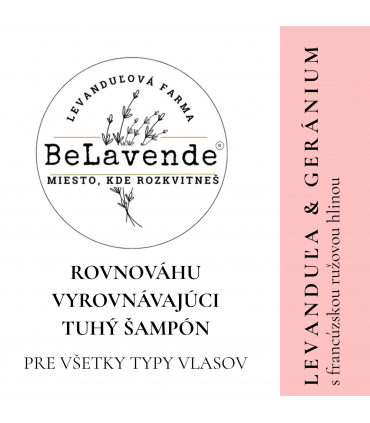 TUHÝ ŠAMPÓN LEVANDUĽA & GERÁNIUM